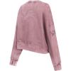 Pro Standard Womens NFL Washed Classic Crewneck Sweatshirt(Washed Mauve)