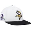 Pro Standard Men’s White/Black Minnesota Vikings 2Tone Snapback Hat