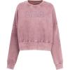 Pro Standard Womens NFL Washed Classic Crewneck Sweatshirt(Washed Mauve)