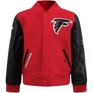 Pro Standard Big Boys NFL Classic Chenille Varsity Jacket(Red/Black)