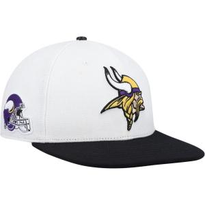 Pro Standard Men’s White/Black Minnesota Vikings 2Tone Snapback Hat