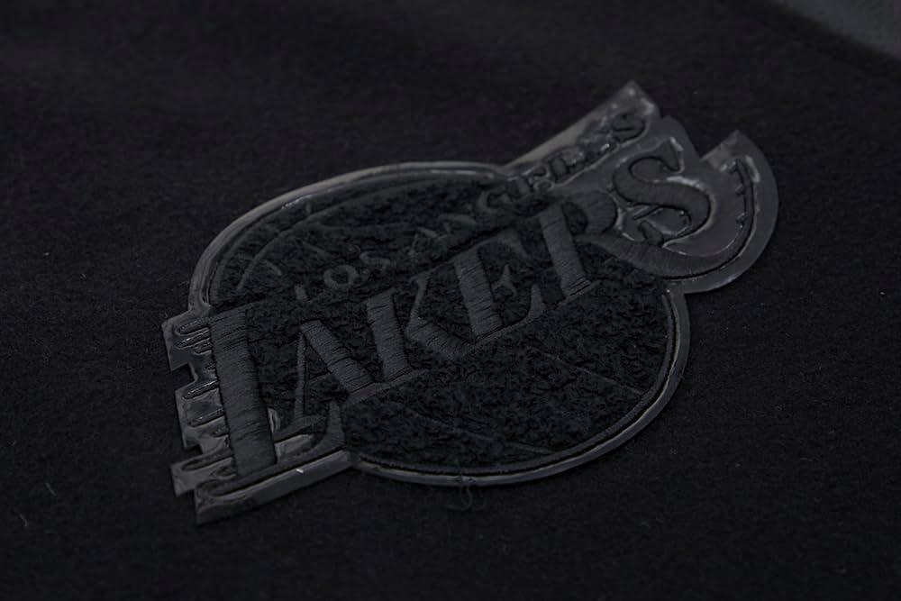imagePro Standard Mens NBA Classic Triple Black Varsity JacketBlack