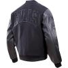 Pro Standard Mens NBA Classic Triple Black Varsity Jacket(Black)