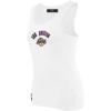 Womens NBA Classic Chenille Cotton Tank Top(White)