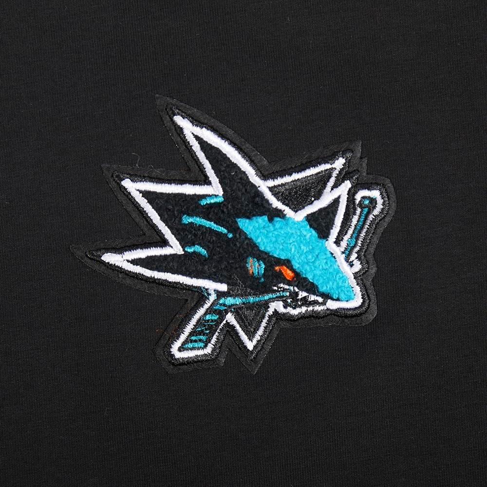 imagePro Standard NHL Womens Womens NHL Classic Chenille Cotton Short Sleeve Boxy TeeBlack