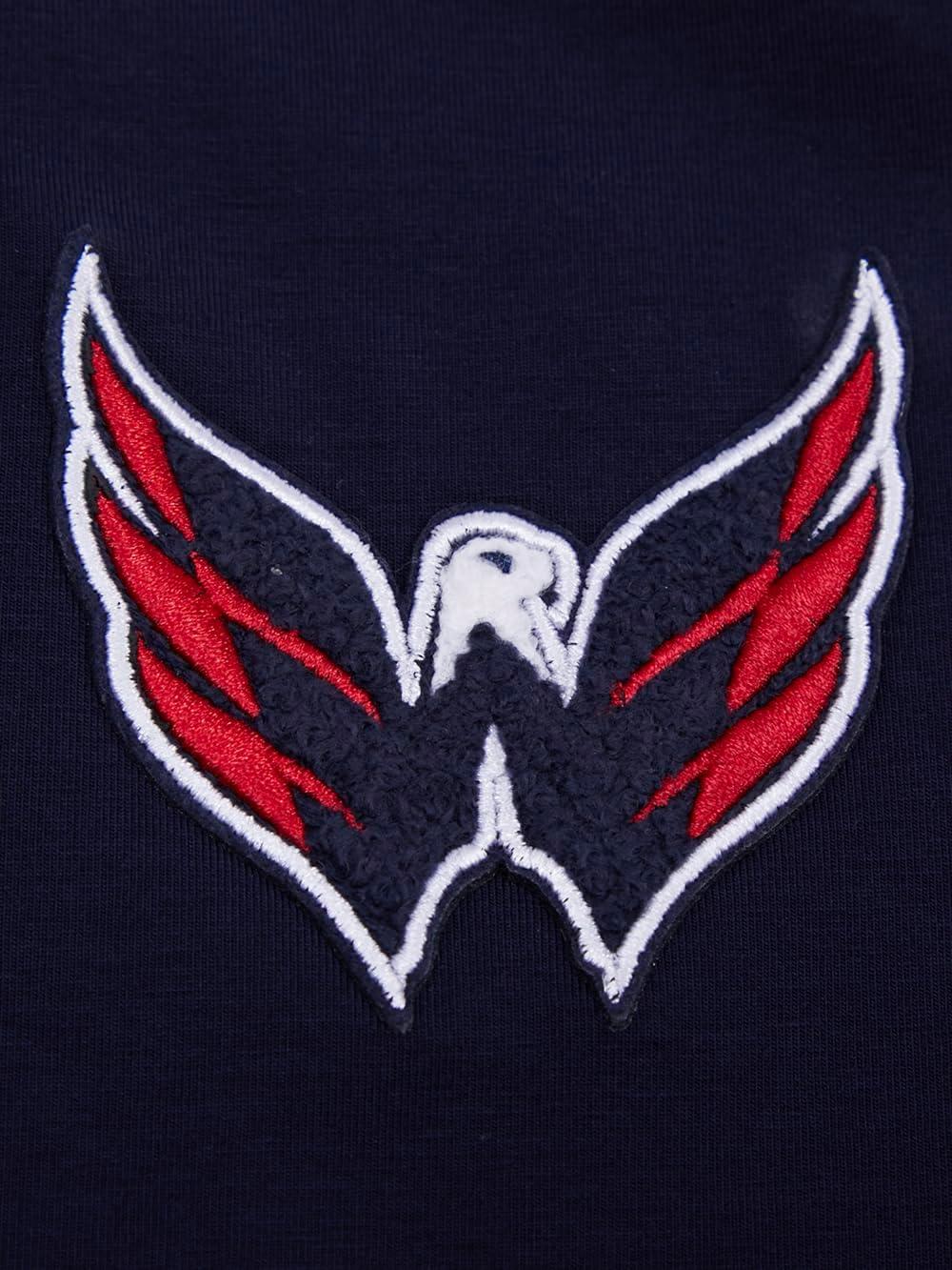 imagePro Standard NHL Womens Womens NHL Classic Chenille Cotton Short Sleeve Boxy TeeMidnight Navy