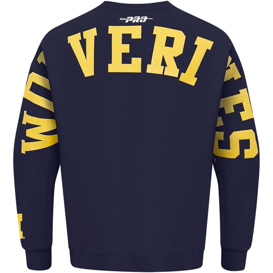 imagePRO STANDARD Mens College Wingspan Cotton Long Sleeve TeeMidnight Navy