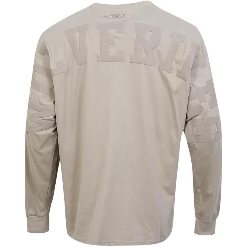 imagePRO STANDARD Mens College Wingspan Cotton Long Sleeve TeeTaupe