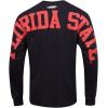 PRO STANDARD Mens College Wingspan Cotton Long Sleeve Tee(Black)