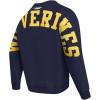 PRO STANDARD Mens College Wingspan Cotton Long Sleeve Tee(Midnight Navy)