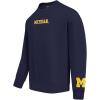 PRO STANDARD Mens College Wingspan Cotton Long Sleeve Tee(Midnight Navy)