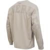 PRO STANDARD Mens College Wingspan Cotton Long Sleeve Tee(Taupe)