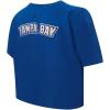 Pro Standard NHL Womens Womens NHL Classic Chenille Cotton Short Sleeve Boxy Tee(Dodger Blue)