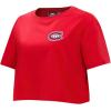 Pro Standard NHL Womens Womens NHL Classic Chenille Cotton Short Sleeve Boxy Tee(Red)