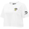 Pro Standard NHL Womens Womens NHL Classic Chenille Cotton Short Sleeve Boxy Tee(White)