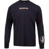 PRO STANDARD Mens College Wingspan Cotton Long Sleeve Tee(Black)