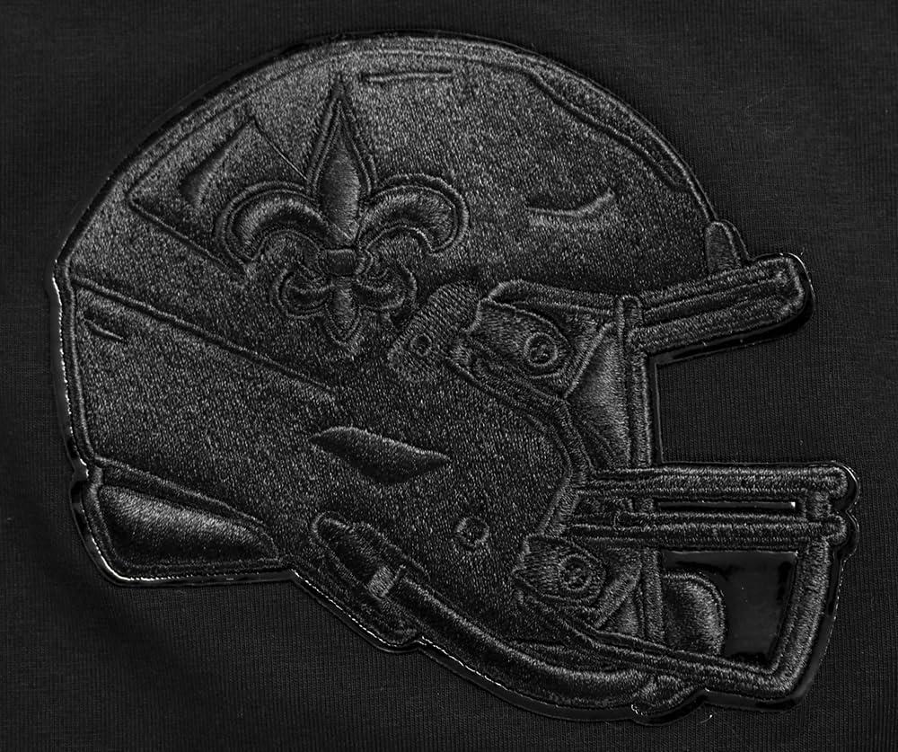 imageNFL NEW ORLEANS SAINTS TRIPLE BLACK MENS TEE TRIPLE BLACKTriple Black