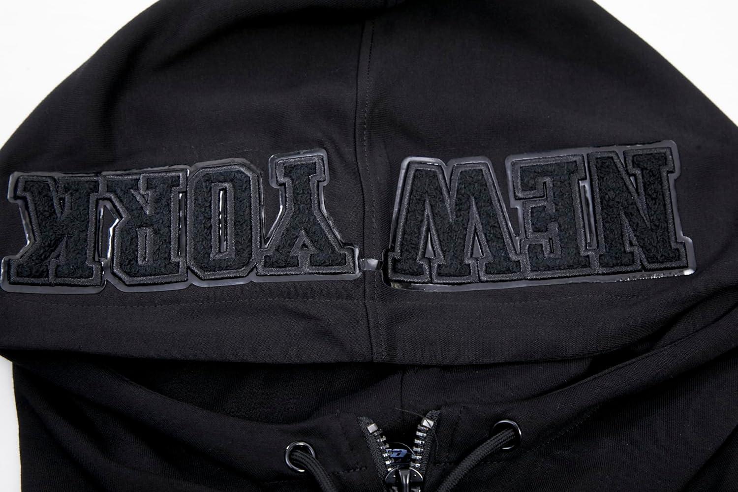 imagePro Standard NBA mens Mens Nba Classic Triple Black Cotton Double Knit Pull Over HoodieBlack