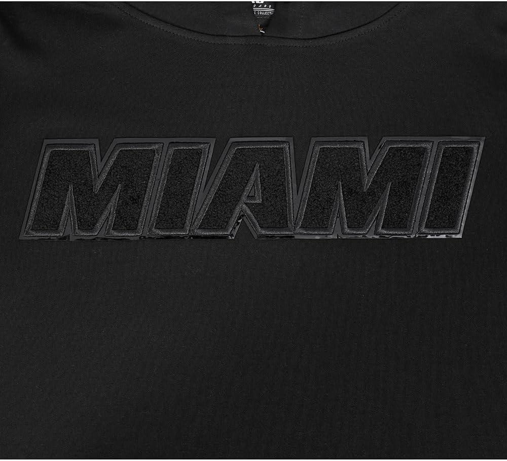 imagePro Standard NBA mens Mens Nba Classic Triple Black Cotton Double Knit Pull Over HoodieTriple Black