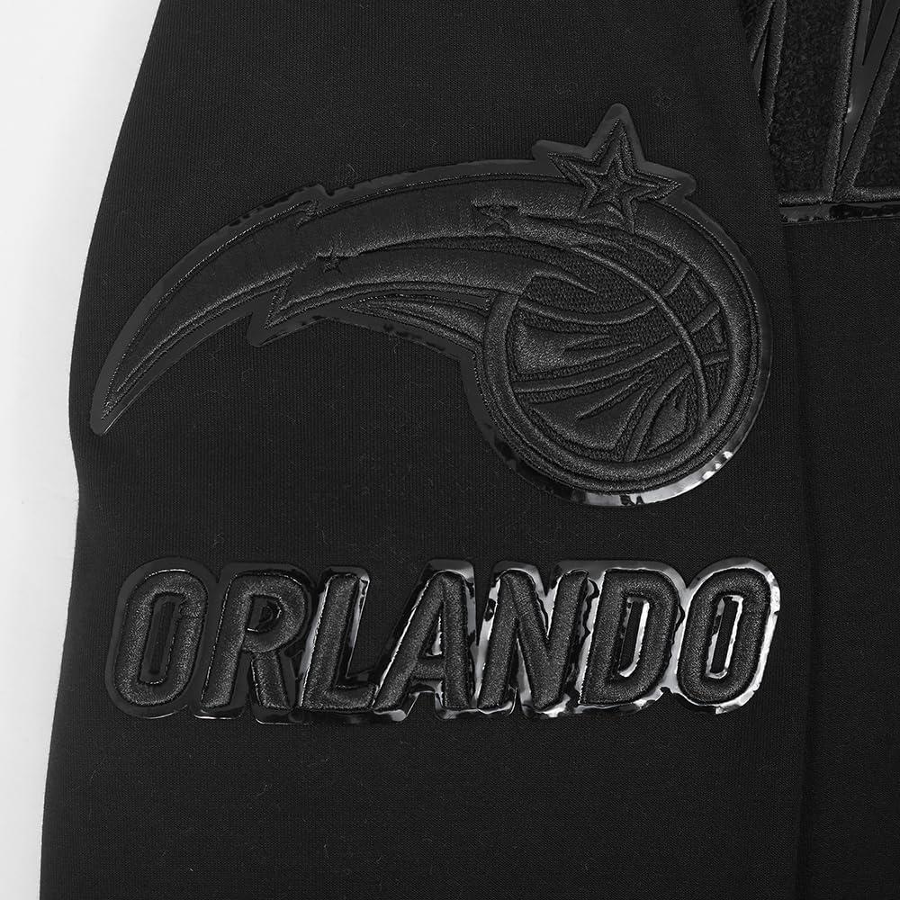imagePro Standard NBA mens Mens Nba Classic Triple Black Cotton Double Knit Pull Over HoodieTriple Black