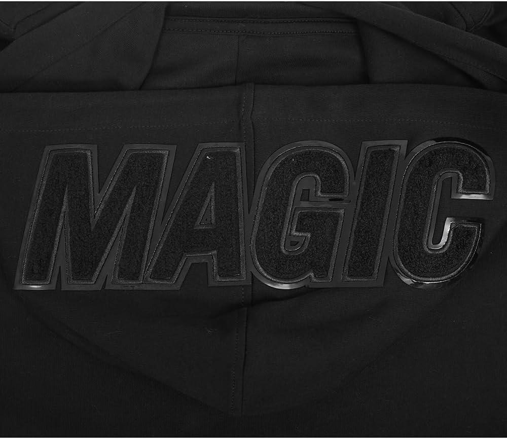 imagePro Standard NBA mens Mens Nba Classic Triple Black Cotton Double Knit Pull Over HoodieTriple Black