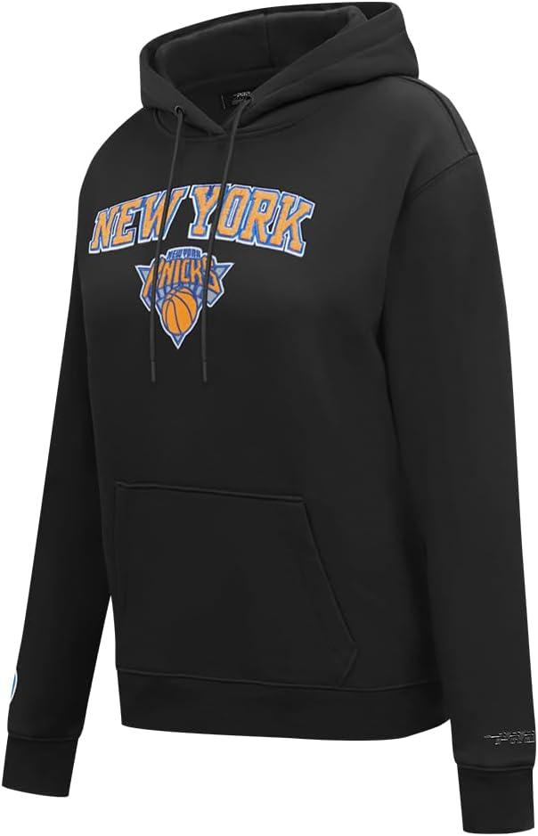 imagePro Standard NBA womens Womens Nba Classic Chenille Brushed Back French Terry Pull Over HoodieBlack