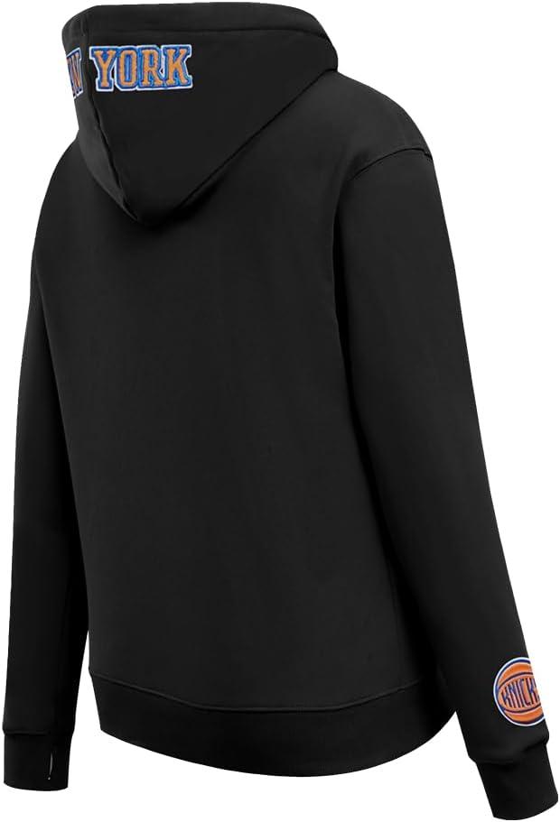 imagePro Standard NBA womens Womens Nba Classic Chenille Brushed Back French Terry Pull Over HoodieBlack