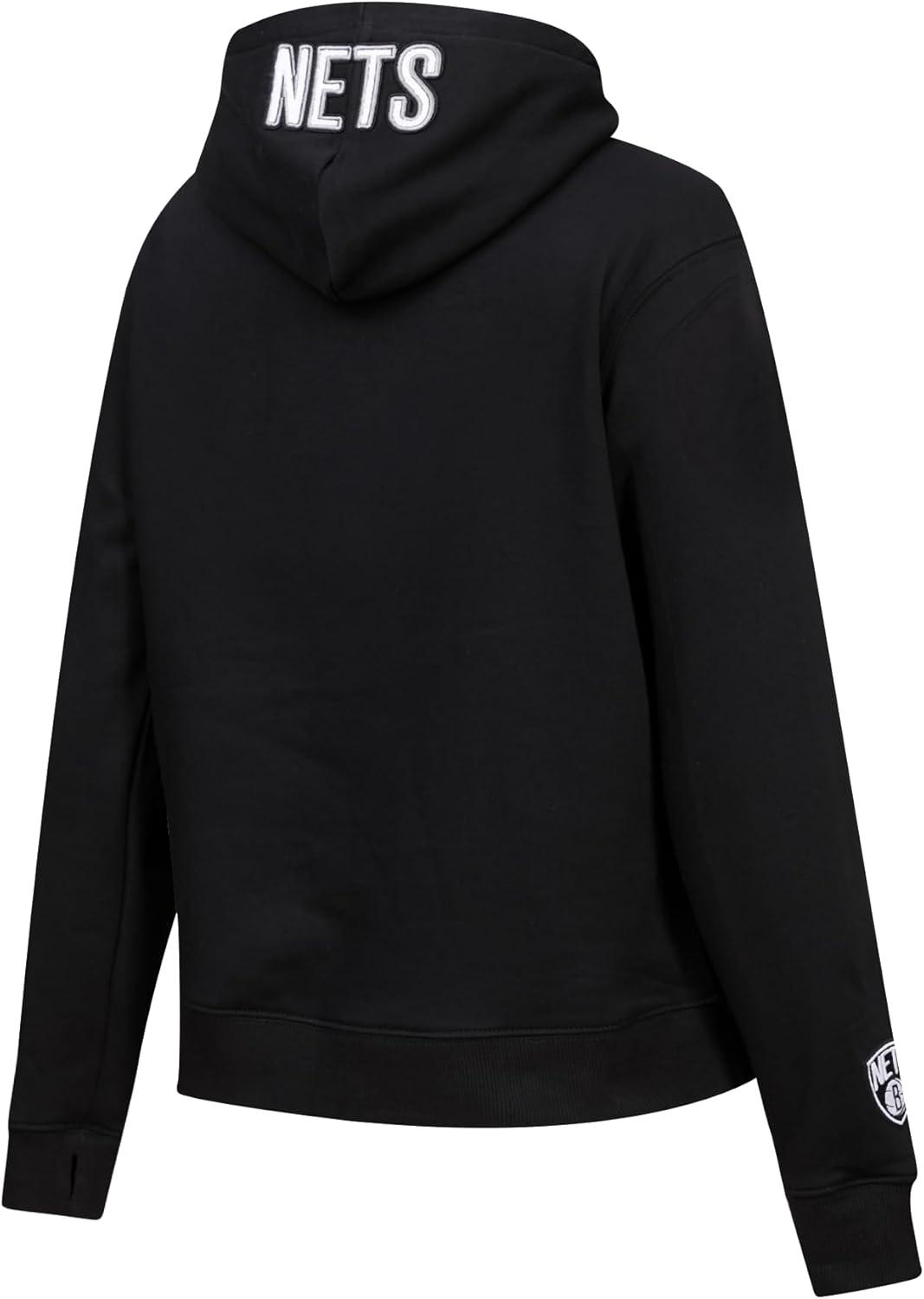 imagePro Standard NBA womens Womens Nba Classic Chenille Brushed Back French Terry Pull Over HoodieBlack