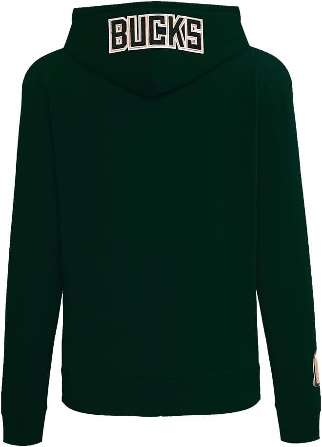imagePro Standard NBA womens Womens Nba Classic Chenille Brushed Back French Terry Pull Over HoodieForest Green