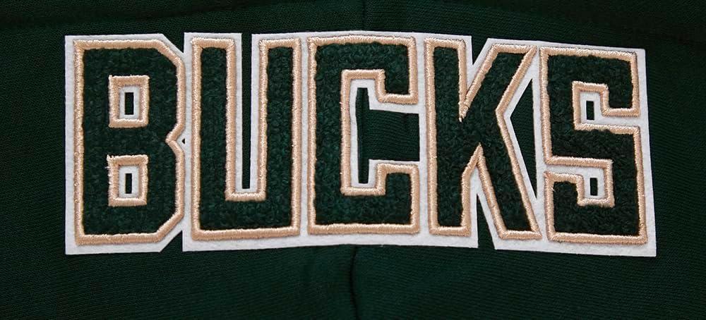 imagePro Standard NBA womens Womens Nba Classic Chenille Brushed Back French Terry Pull Over HoodieForest Green