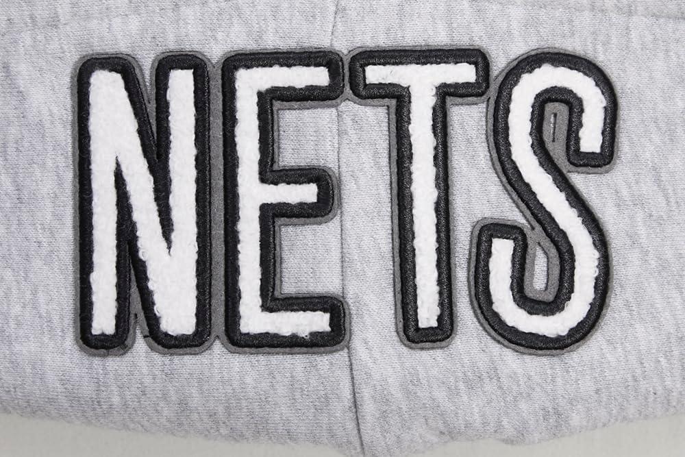 imagePro Standard NBA womens Womens Nba Classic Chenille Brushed Back French Terry Pull Over HoodieHeather Grey