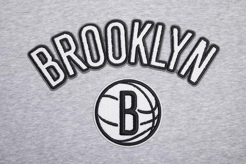 imagePro Standard NBA womens Womens Nba Classic Chenille Brushed Back French Terry Pull Over HoodieHeather Grey