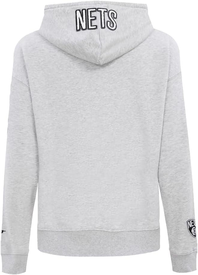 imagePro Standard NBA womens Womens Nba Classic Chenille Brushed Back French Terry Pull Over HoodieHeather Grey