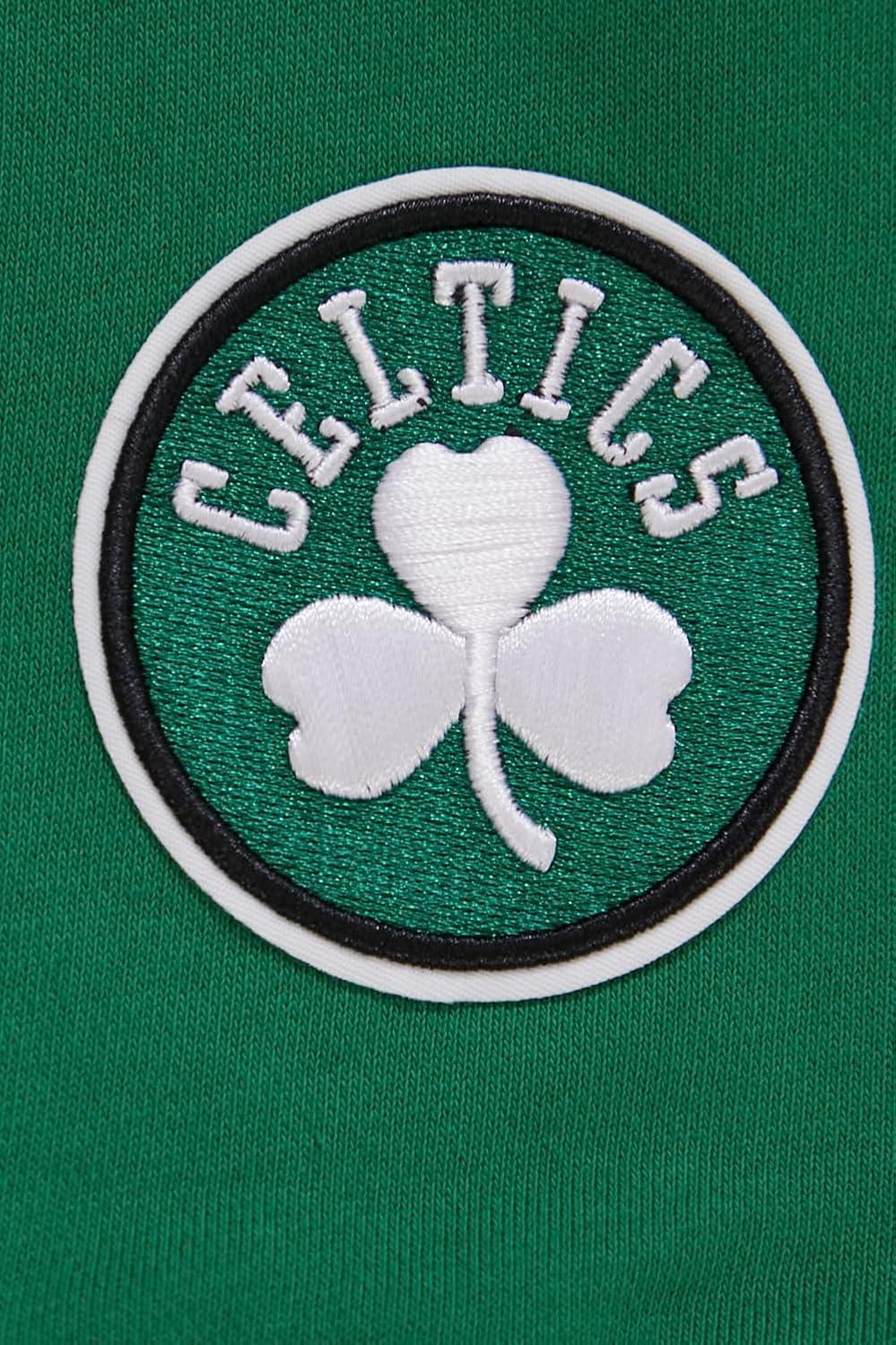 imagePro Standard NBA womens Womens Nba Classic Chenille Brushed Back French Terry Pull Over HoodieKelly Green