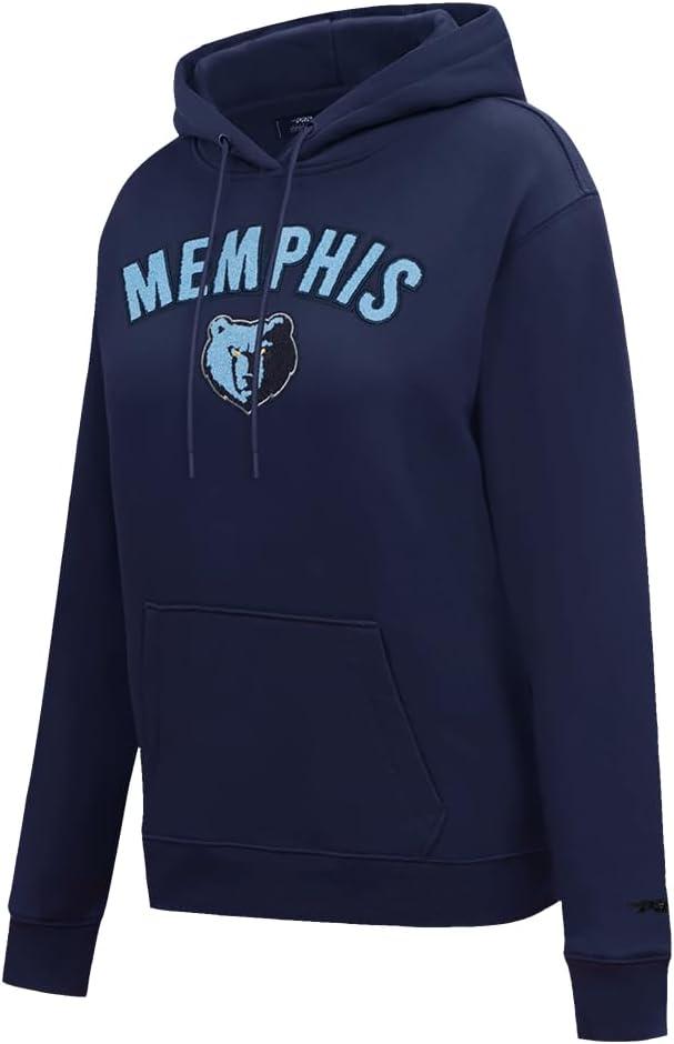 imagePro Standard NBA womens Womens Nba Classic Chenille Brushed Back French Terry Pull Over HoodieMidnight Navy