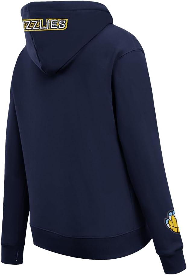 imagePro Standard NBA womens Womens Nba Classic Chenille Brushed Back French Terry Pull Over HoodieMidnight Navy