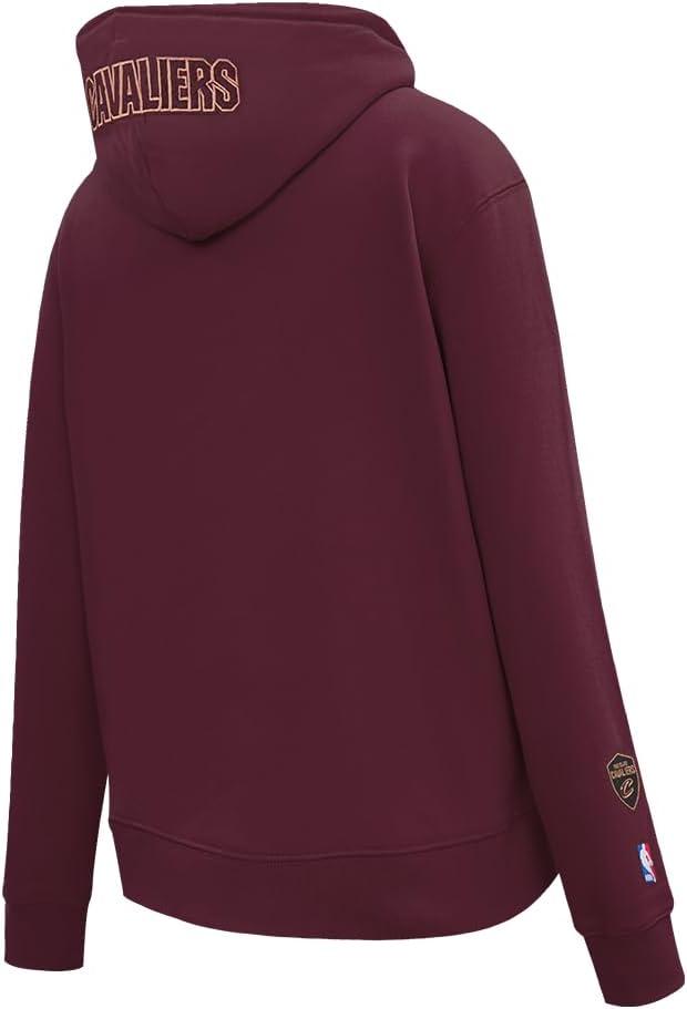 imagePro Standard NBA womens Womens Nba Classic Chenille Brushed Back French Terry Pull Over HoodieWine