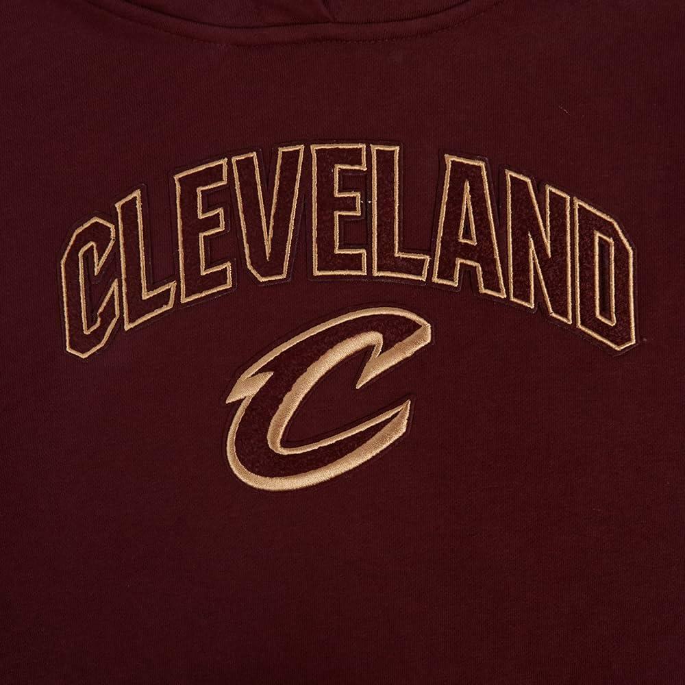 imagePro Standard NBA womens Womens Nba Classic Chenille Brushed Back French Terry Pull Over HoodieWine