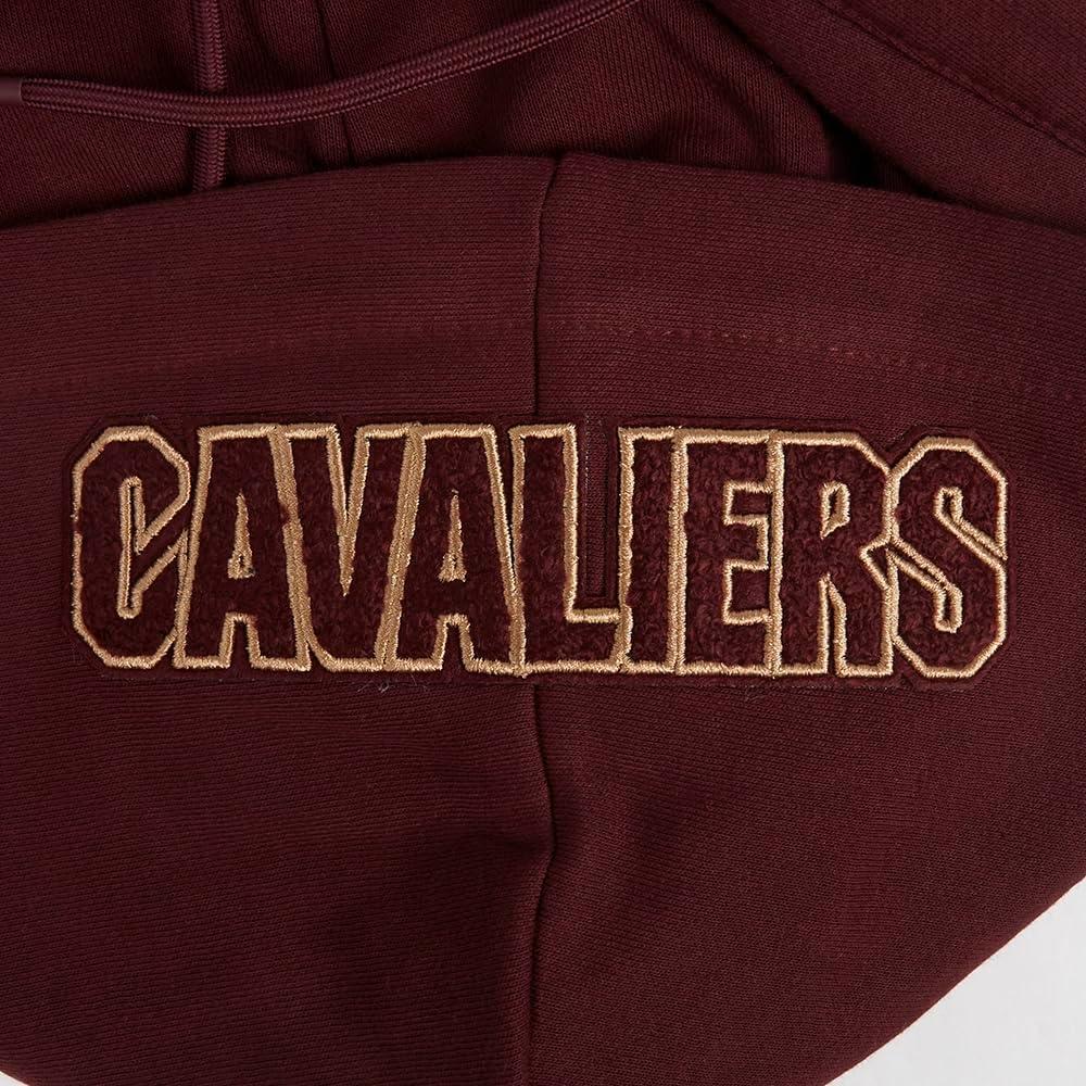 imagePro Standard NBA womens Womens Nba Classic Chenille Brushed Back French Terry Pull Over HoodieWine