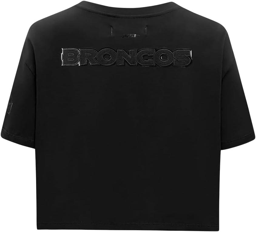 imagePro Standard Womens NFL Classic Triple Black Boxy TeeTriple Black