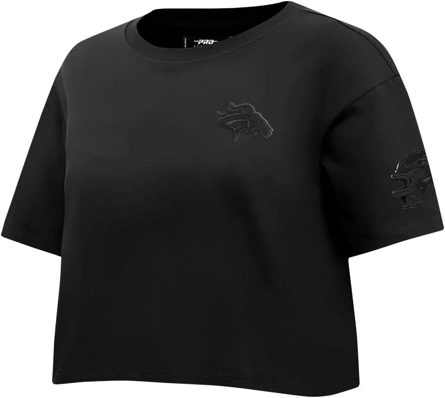 imagePro Standard Womens NFL Classic Triple Black Boxy TeeTriple Black