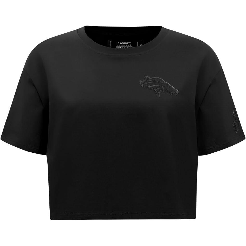 imagePro Standard Womens NFL Classic Triple Black Boxy TeeTriple Black