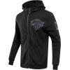 Pro Standard NBA mens Mens Nba Classic Triple Black Cotton Double Knit Pull Over Hoodie(Black)