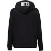Pro Standard NBA womens Womens Nba Classic Chenille Brushed Back French Terry Pull Over Hoodie(Black)