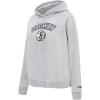 Pro Standard NBA womens Womens Nba Classic Chenille Brushed Back French Terry Pull Over Hoodie(Heather Grey)