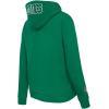 Pro Standard NBA womens Womens Nba Classic Chenille Brushed Back French Terry Pull Over Hoodie(Kelly Green)