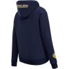 Pro Standard NBA womens Womens Nba Classic Chenille Brushed Back French Terry Pull Over Hoodie(Midnight Navy)