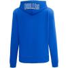 Pro Standard NBA womens Womens Nba Classic Chenille Brushed Back French Terry Pull Over Hoodie(Royal Blue)