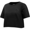 Pro Standard Womens NFL Classic Triple Black Boxy Tee(Triple Black)