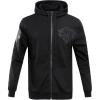 Pro Standard NBA mens Mens Nba Classic Triple Black Cotton Double Knit Pull Over Hoodie(Black)